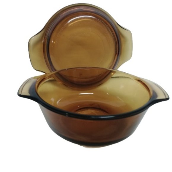 Anchor Hocking 472 Amber 12 OZ Casserole - Picture 2 of 4